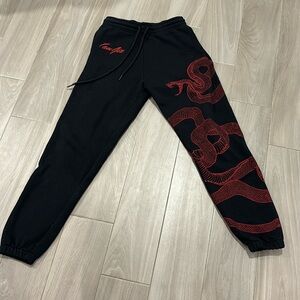I.AM.GIA black sweatpants with red cobra